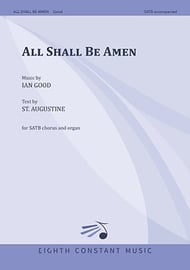 All Shall Be Amen SATB choral sheet music cover Thumbnail